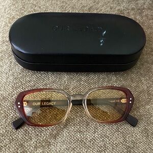 Our Legacy sunglasses in Earth Brown